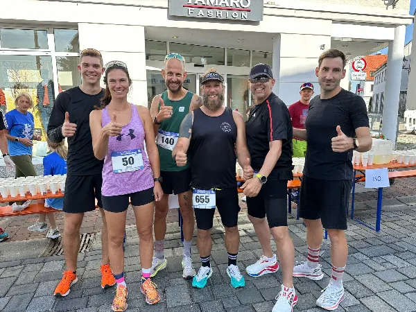 Triathleten beim Friedberger Halbmarathon 2024